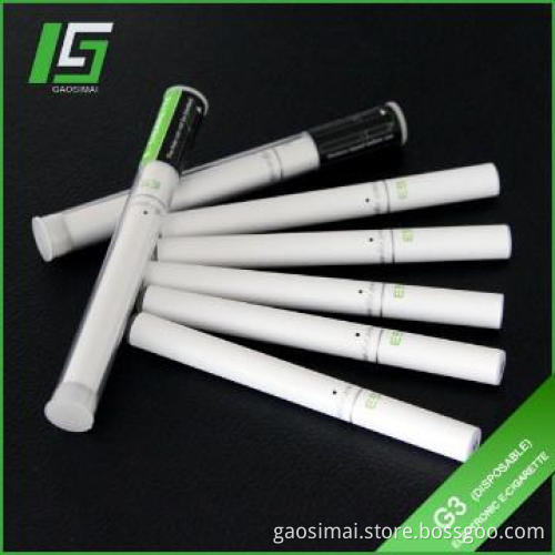 disposable ecigarette with plastic tube packing